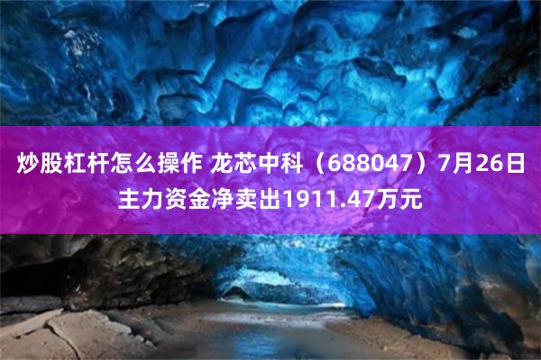 炒股杠杆怎么操作 龙芯中科（688047）7月26日主力资金净卖出1911.47万元