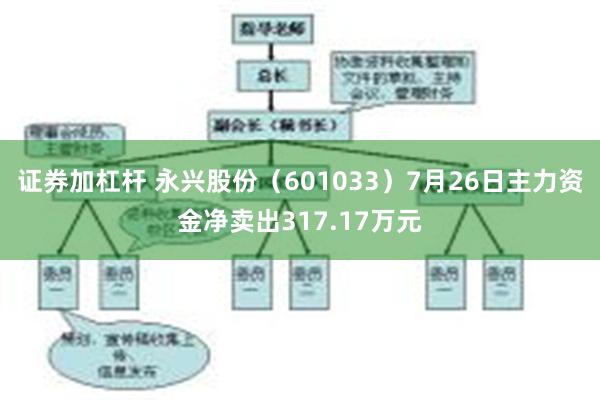 证券加杠杆 永兴股份（601033）7月26日主力资金净卖出317.17万元