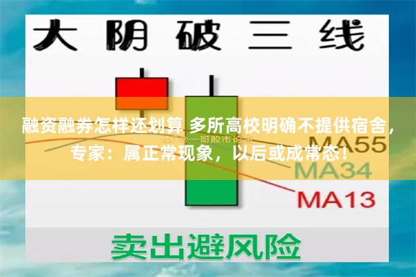 融资融券怎样还划算 多所高校明确不提供宿舍，专家：属正常现象，以后或成常态！