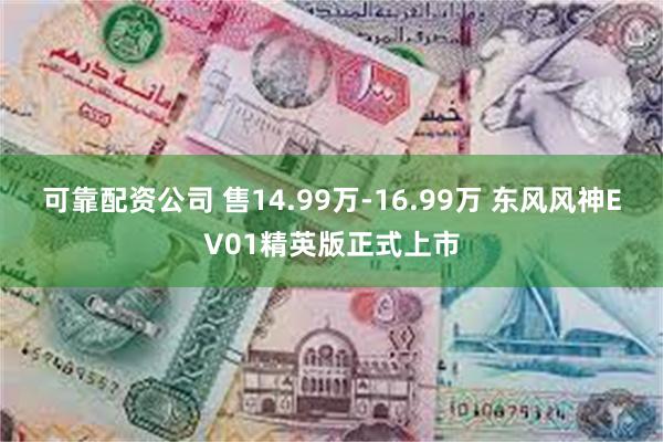 可靠配资公司 售14.99万-16.99万 东风风神EV01精英版正式上市