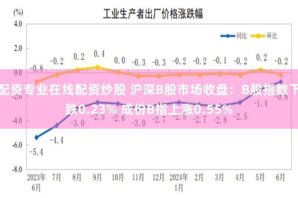 配资专业在线配资炒股 沪深B股市场收盘：B股指数下跌0.23% 成份B指上涨0.55%